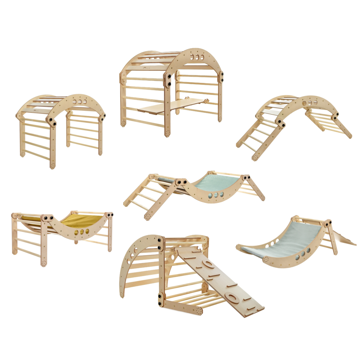 Albero Climber 2 – Set Triangolo, Bilanciere e Rampa Trasformabile
