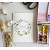 Greeting card - wreath with wren