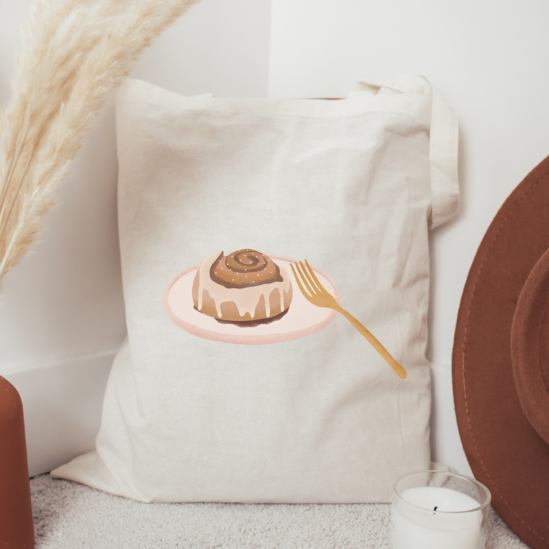 Sac en tissu brioche à la cannelle Suède - sac en jute sac à brioche à la cannelle