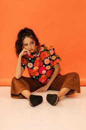 Chemise FLOW "Pique-nique avec des fleurs"