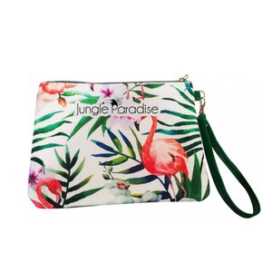 Small Pouch Jungle Flowers
