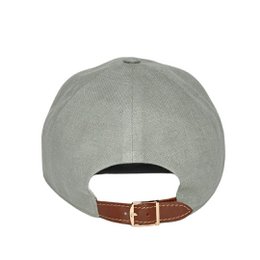 Linned baseballkasket - oliven | Minimalistisk blød kasket
