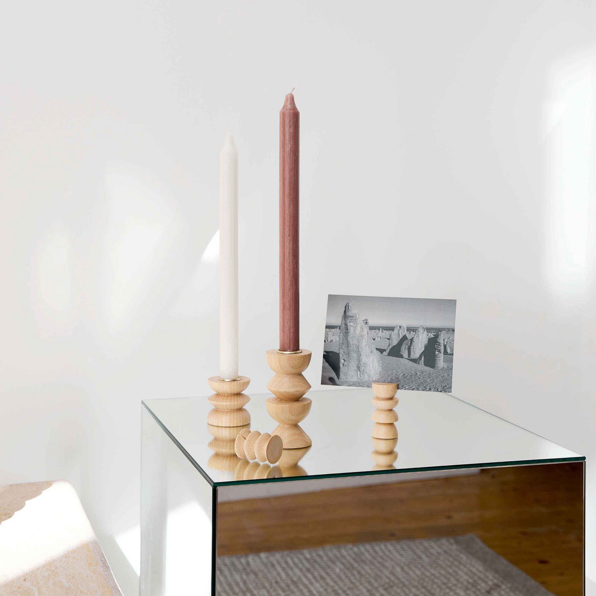 Totem Holzkerzenhalter - Medium Nº 3