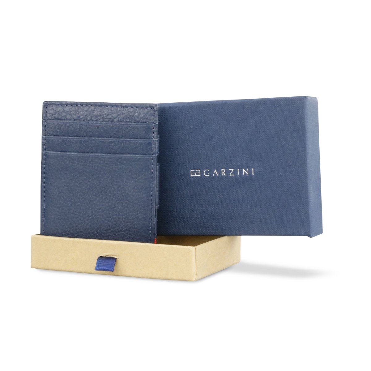 Portafoglio Essenziale Monete Blu Navy
