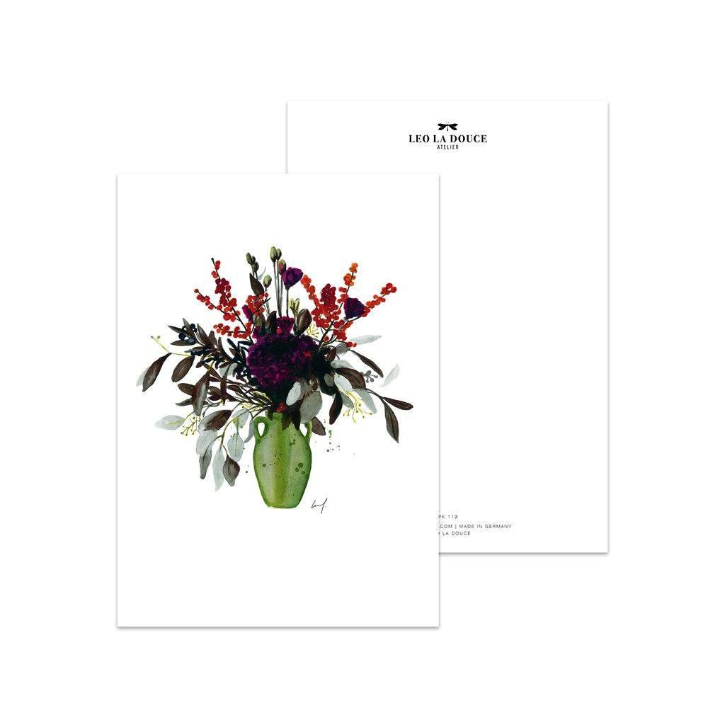 Ansichtkaart - Wintergroen