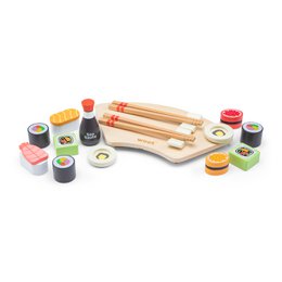 Set da gioco Sushi in legno - 21 pezzi