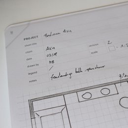 Quaderno di cancelleria per interni