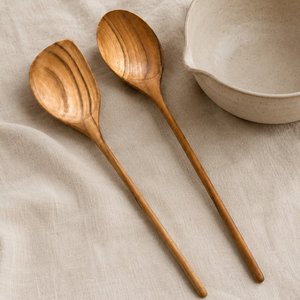 Sauslepel-Set Teak