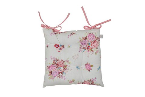 Chair cushion Flora 40x40 cm Isabelle Rose
