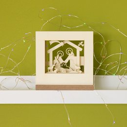 Krippe-Silhoubox L