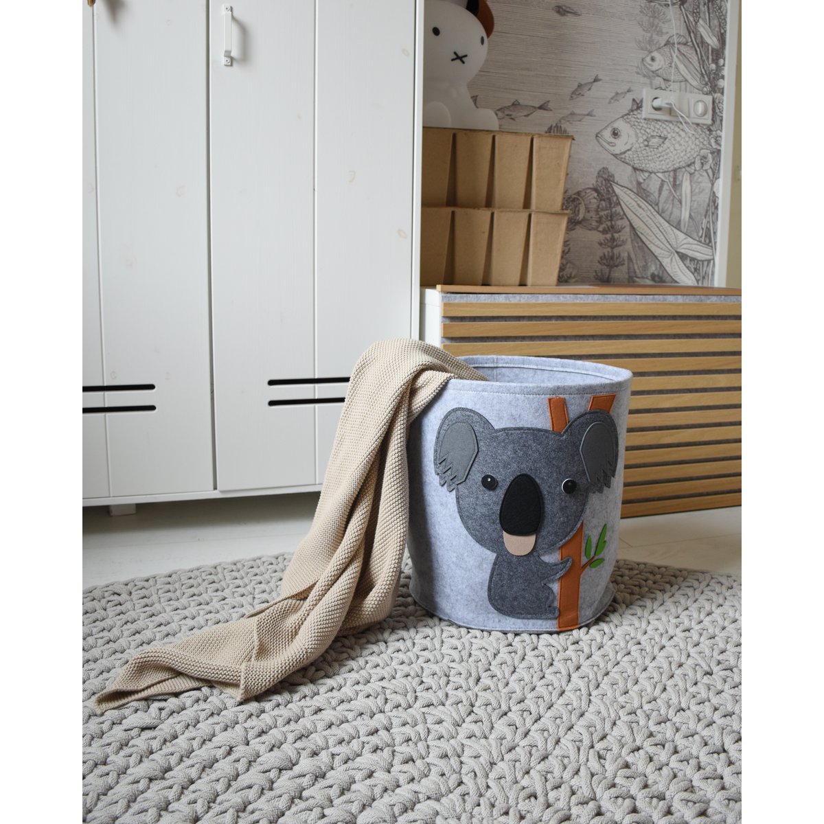 Storage Basket Children's Room -  Koala