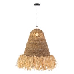 LAMPARA DE TECHO 50X50X52/200 SISAL NATURAL TH7985000