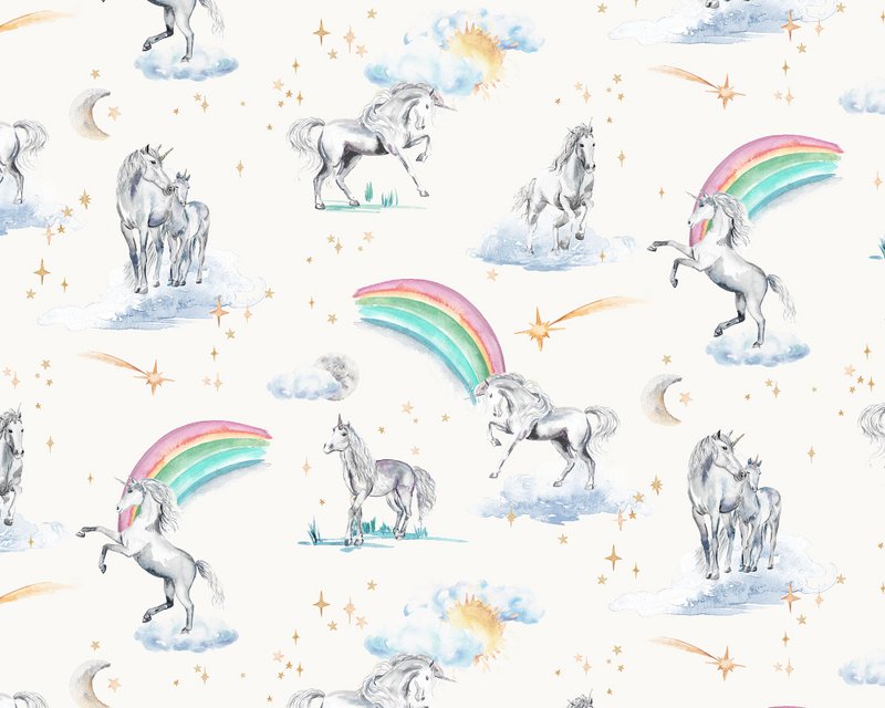 Einhorn Kindertapete