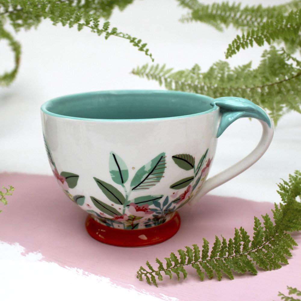 SECRET GARDEN FOX TEACUP