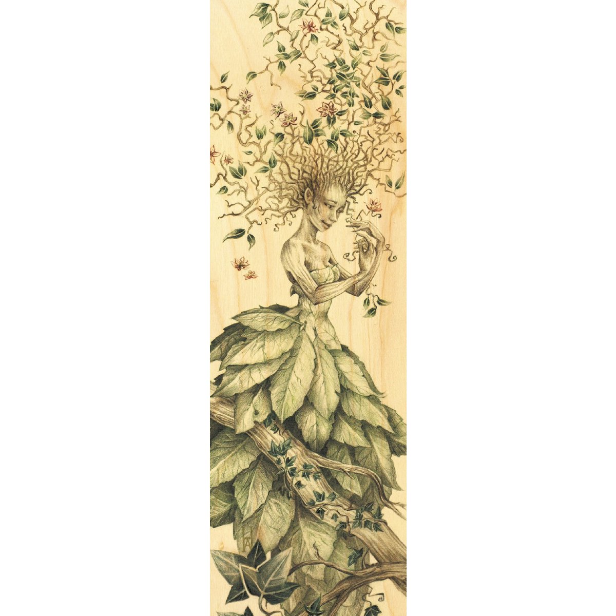 MARQUE PAGE BOIS DAME NATURE