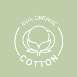 Tovaglia rettangolare, 100% cotone biologico, stampata | Helga