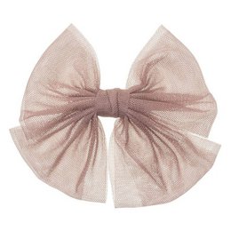 Ręcznie wykonana tiulowa kokarda maxi 18 cm. z wsuwką