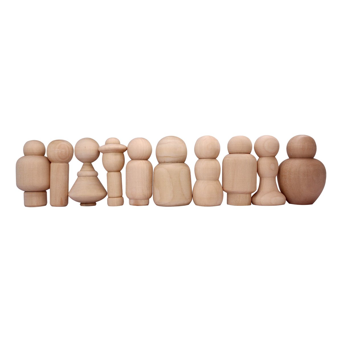 PERSONAJES DE MADERA - FANTASÍA -
7 cm - 10 piezas - 1 color