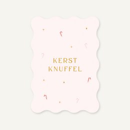 Kort julekram | Guld folie