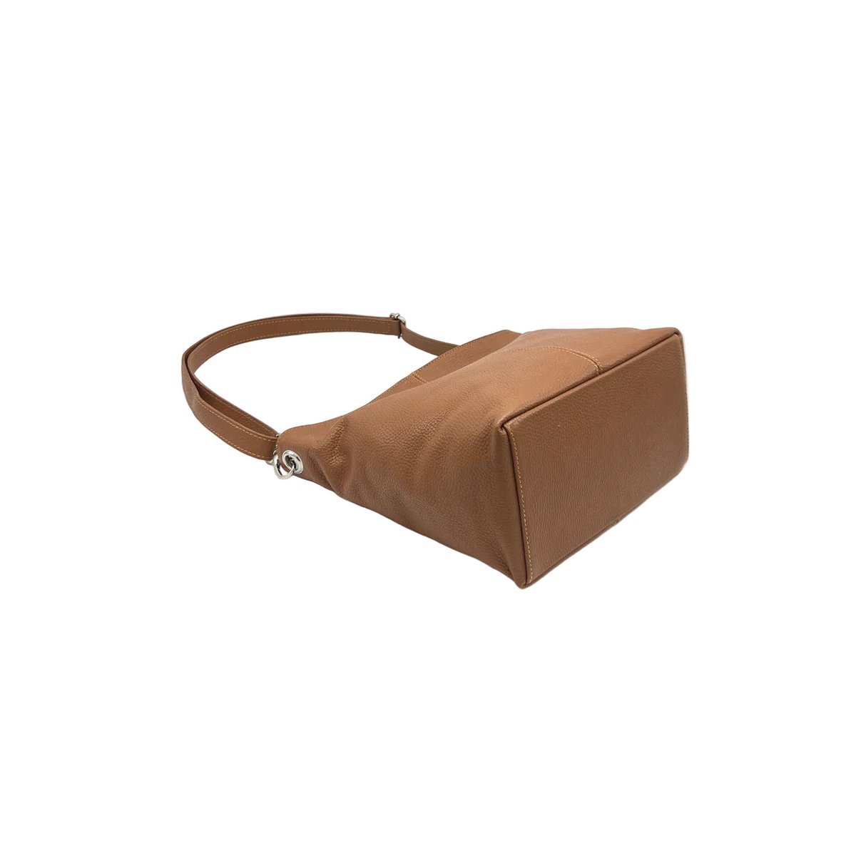 Bolso de hombro para mujer en piel auténtica, Made in Italy, art. 112453Nuevo