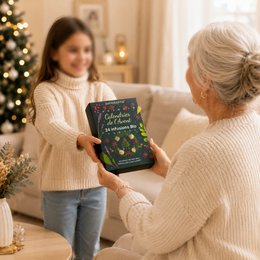 Calendario dell'Avvento 24 Tisane Biologiche – Infusi di Piante, Frutta e Spezie 100% Naturali – Confezione Regalo Gourmet & Benessere Senza Caffeina – Aromi Naturali e Benefici
