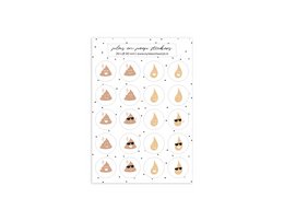 Stickervel A5 | Zindelijkheid | Plassie en poepie | 20 stuks