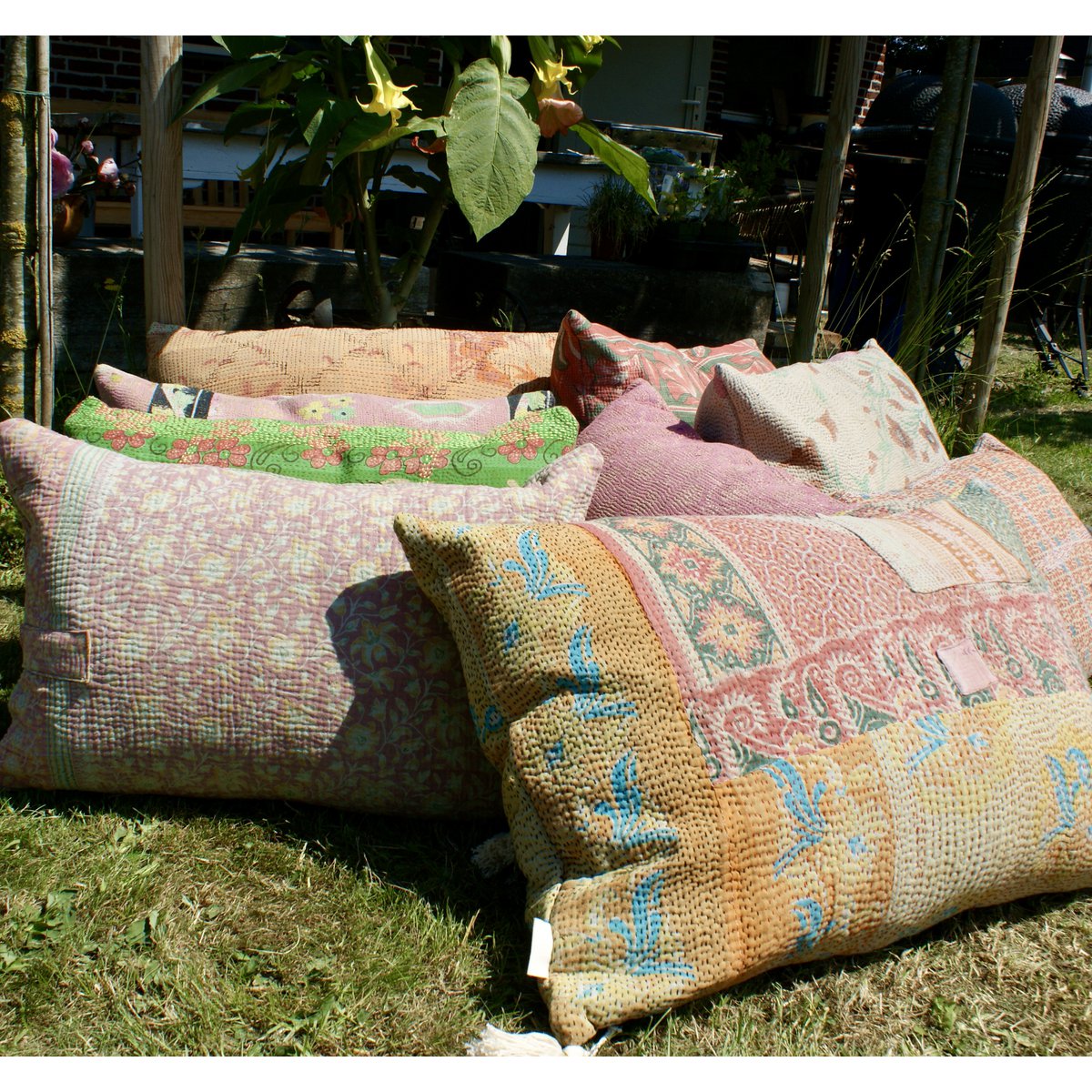 Cushion Cover Vintage Kantha 40x60 cm