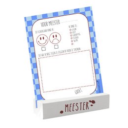 Kartenständer mit Füllkarte - Master