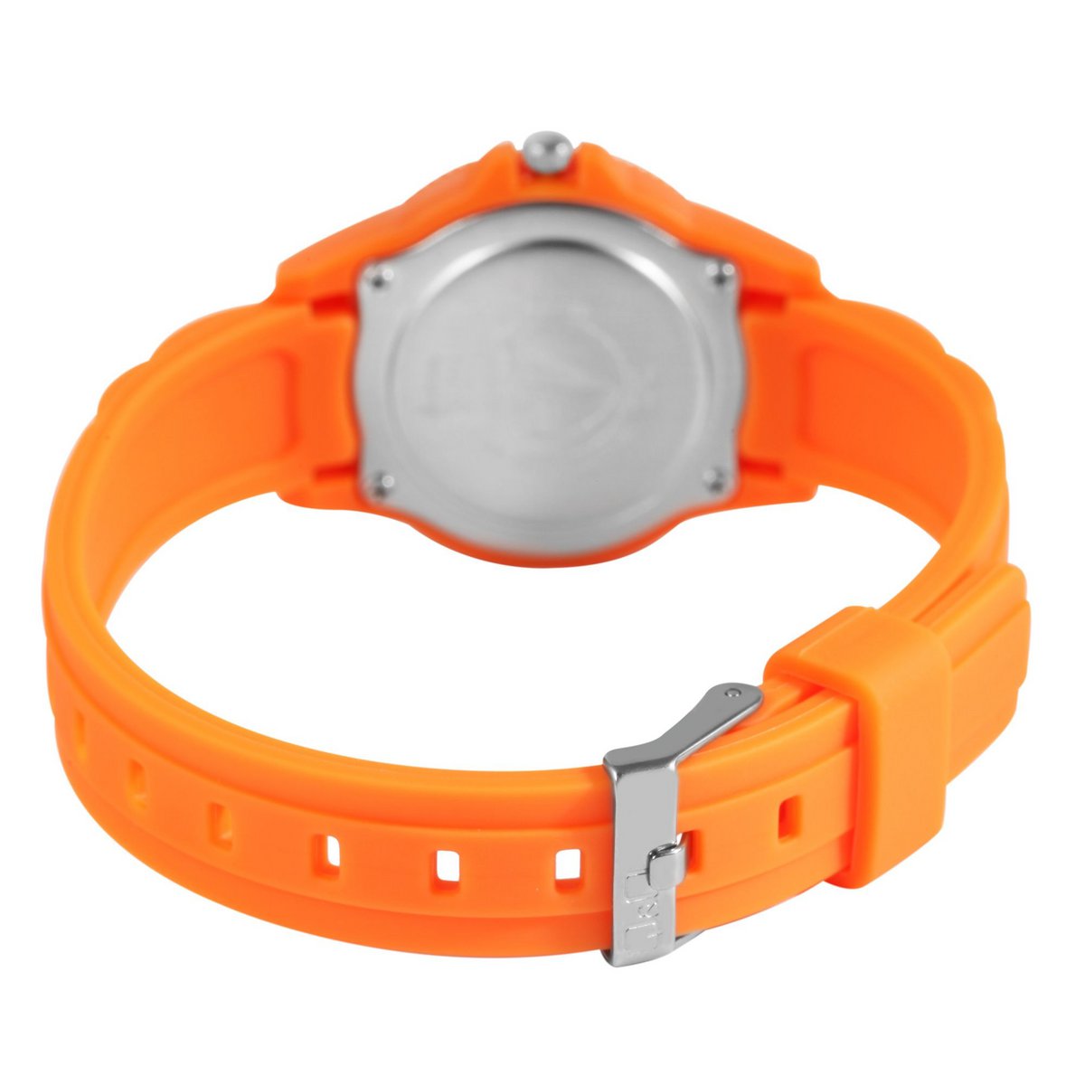 Orologio Q&Q per bambini/ragazzi con cinturino in silicone, 10 ATM, arancione