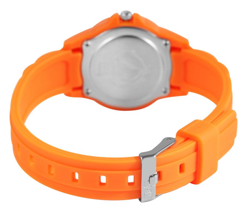 Orologio Q&Q per bambini/ragazzi con cinturino in silicone, 10 ATM, arancione