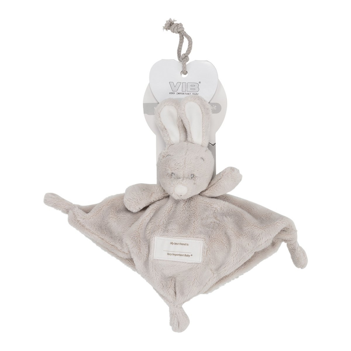 Peluche coniglietto grigio