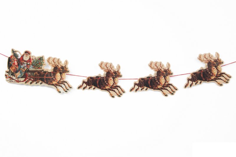 Mamelok R87 Santa Sleigh Garland