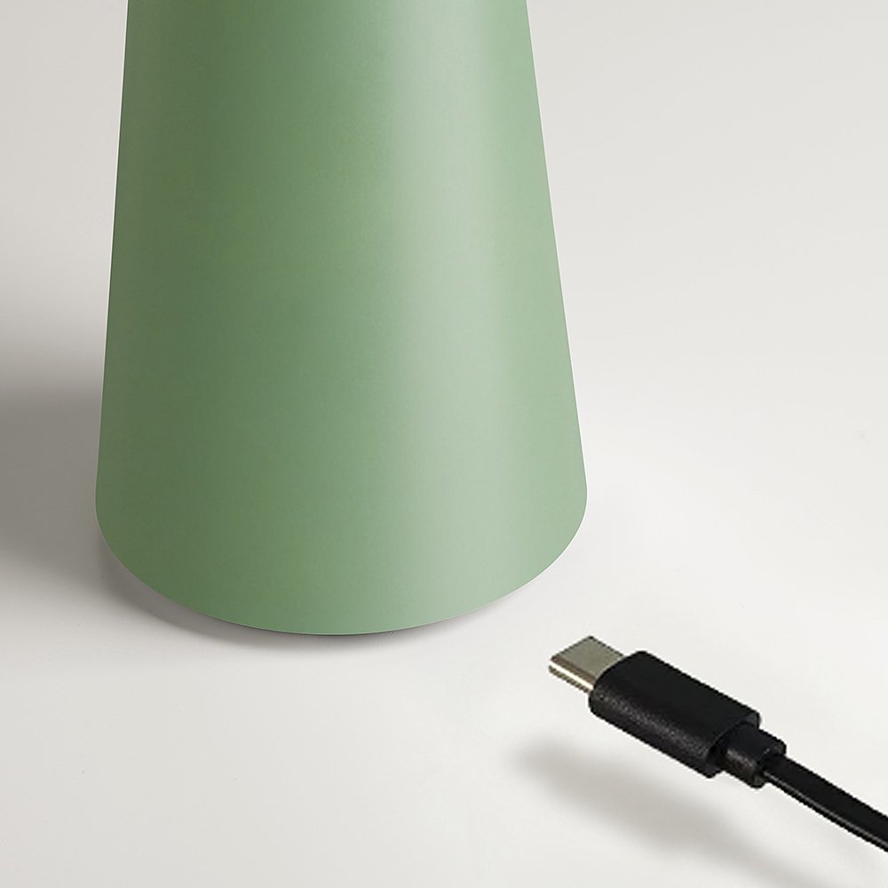 BORDLAMPE MOVE ME STØVET GRØN