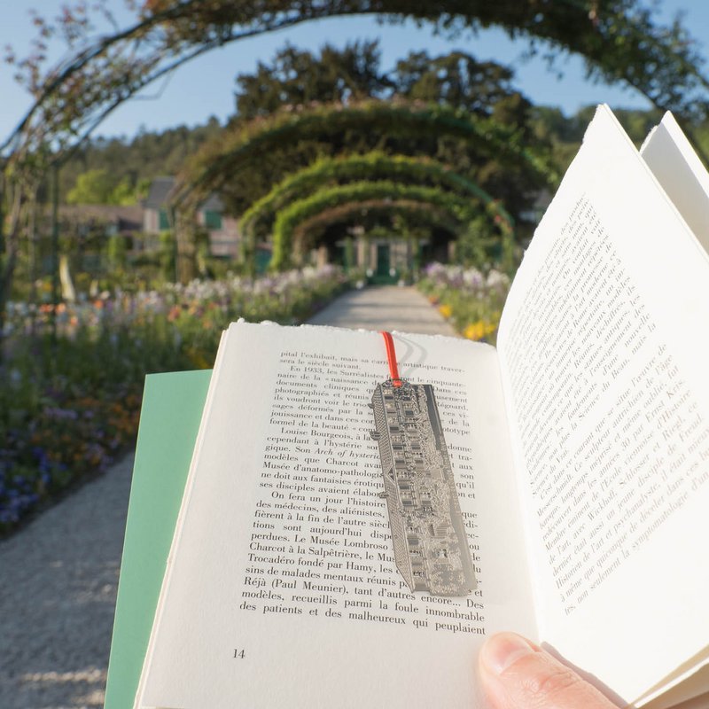 metal bookmark House of Giverny - Claude Monet