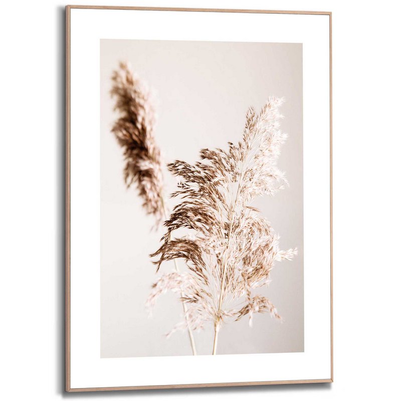 Painting Slim Frame Pampas Grass 70x50