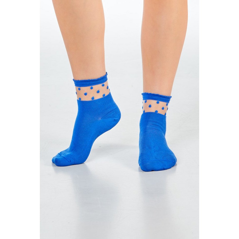 SARAH Dots - royal blue