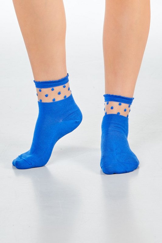 SARAH Dots - royal blue