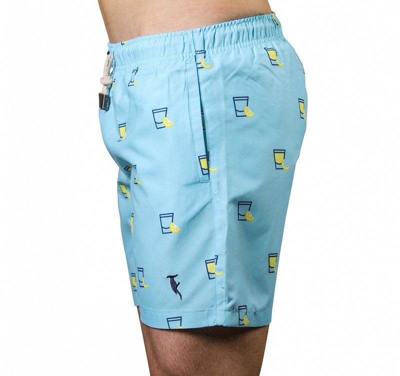 Badehose mit Tequila-Print