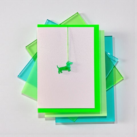 Hang Me Happy * Little Wiener neon green