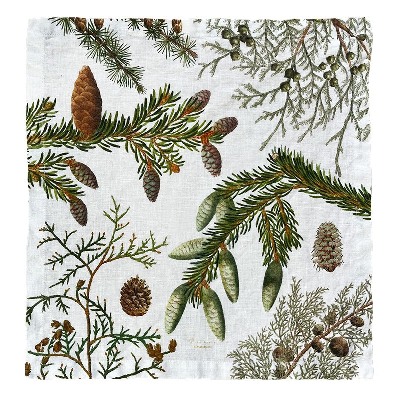 Linen napkin - Pine trees