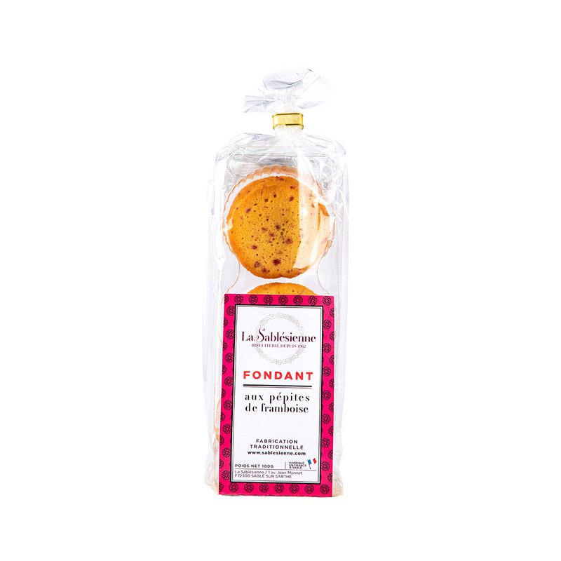 Fondant hindbærchip cookies - 100 g pose