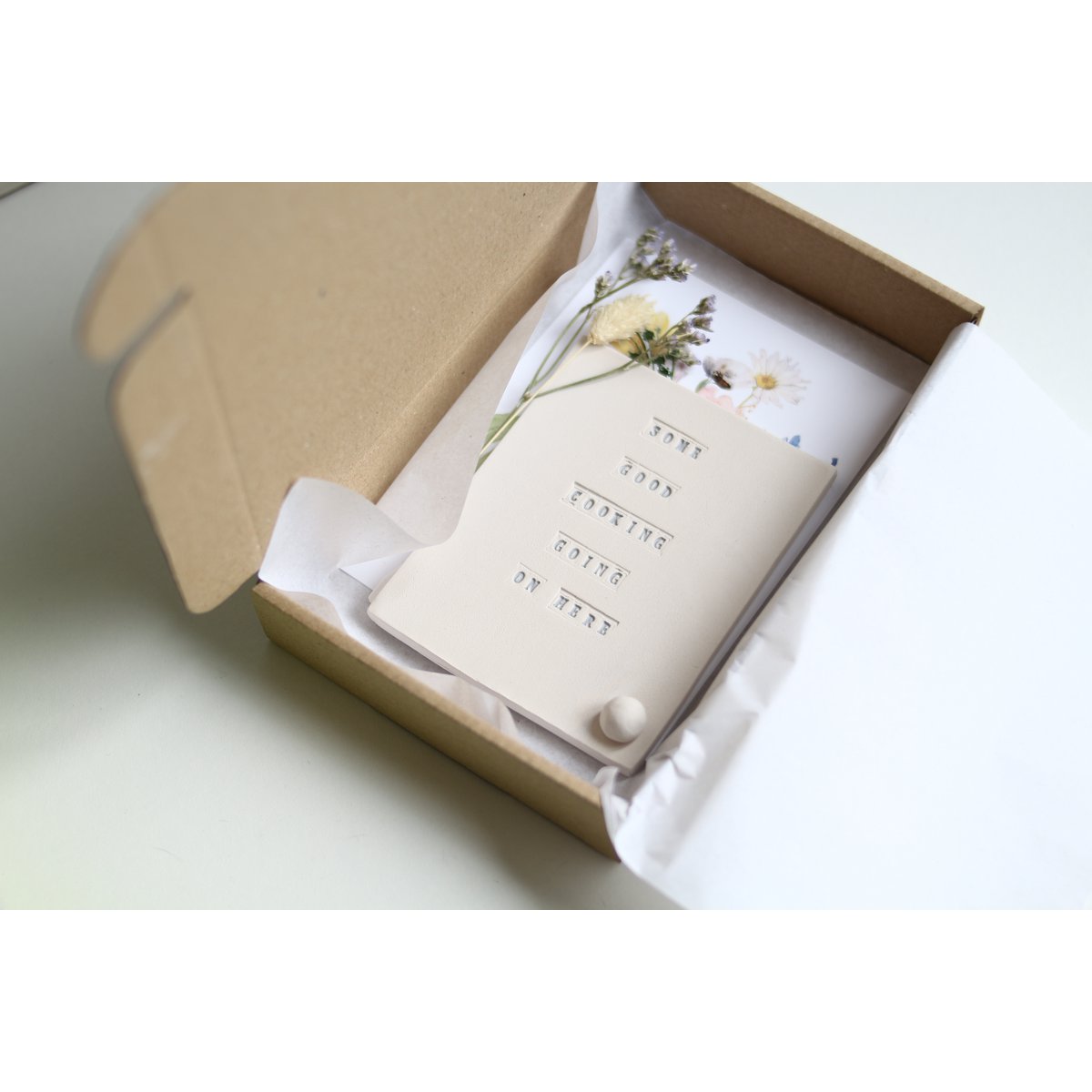 Ceramic card “Be happy”