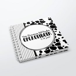 Fill-in book SilliBeads - My From Toddler to Toddler Growing Up Book - Hardcover Wire-o (BLACK/WHITE SERIES)