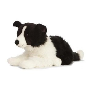 Living Nature Kuscheltier Border Collie Plüschhund 60 cm