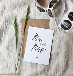 Cartolina A6 || Signor signora