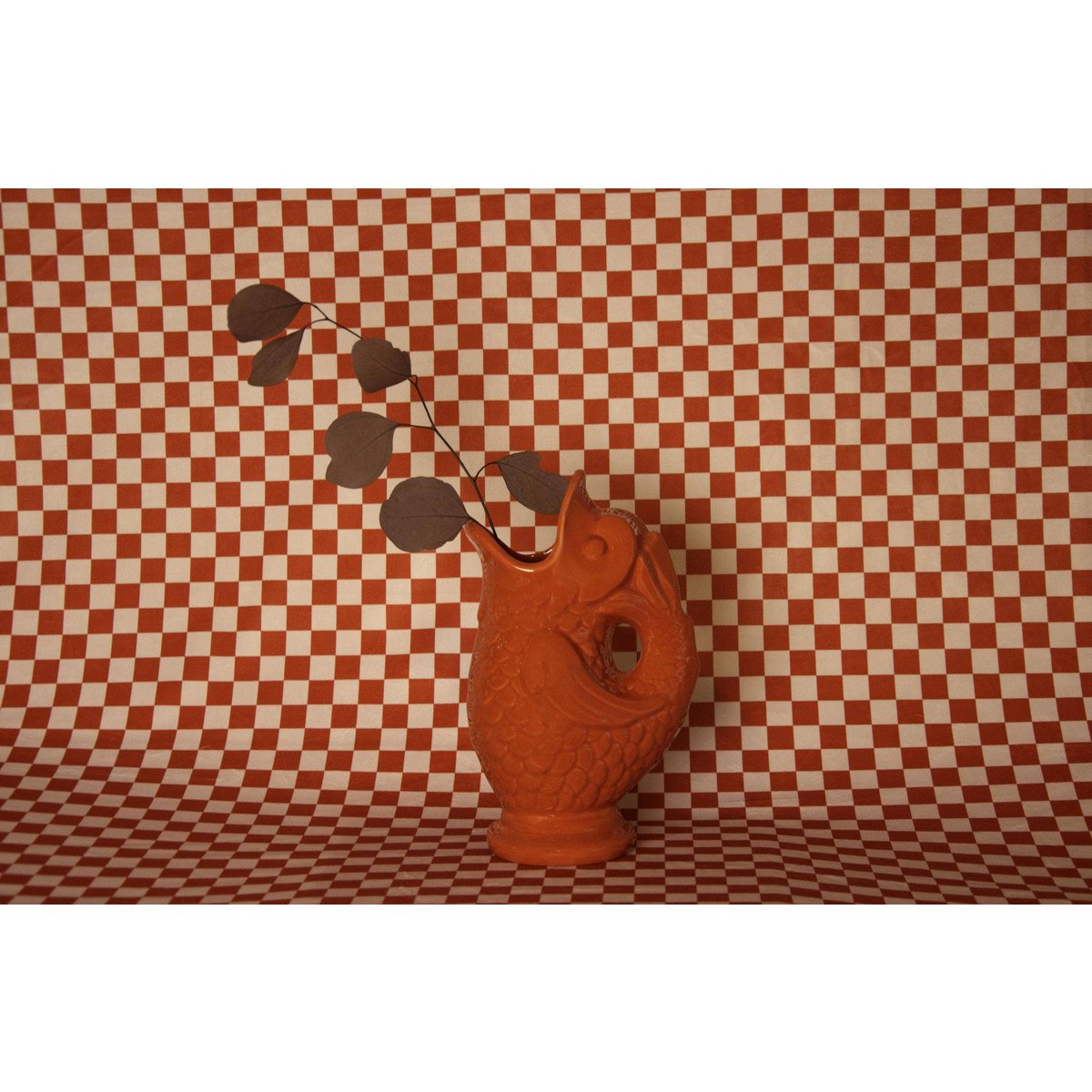 Pez de Cerámica (Rojo)