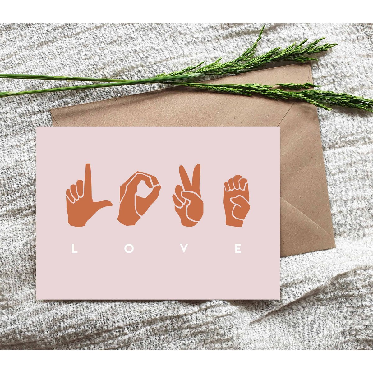 A6 Ansichtkaart || LOVE