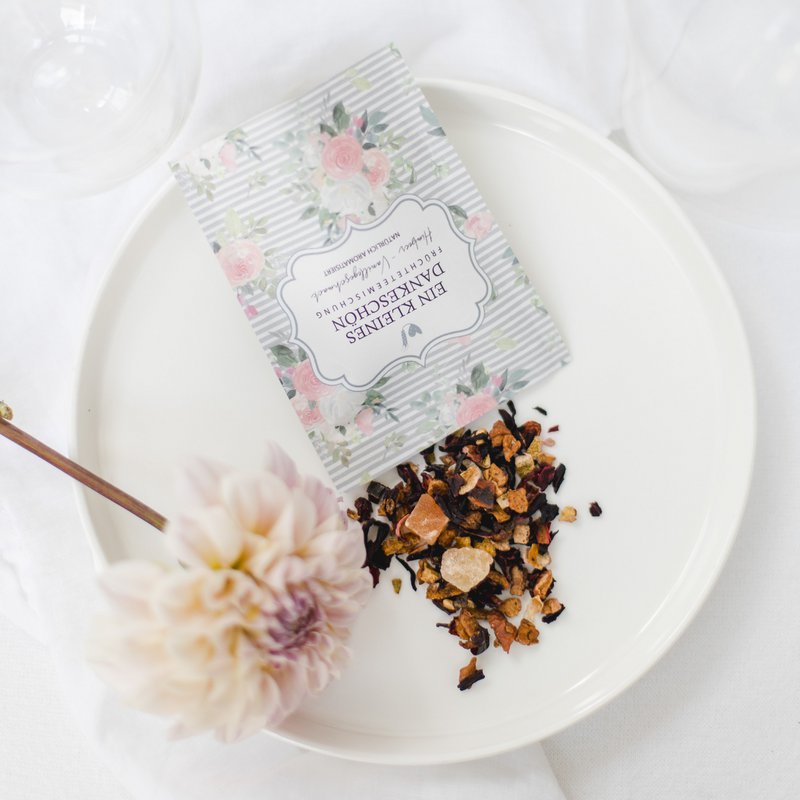 Bolsita de té "Un pequeño agradecimiento"