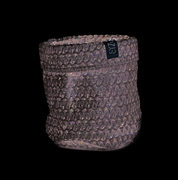 SIZO Knitted Paper Bag Black z wodoodporną biodegradowalną wyściółką