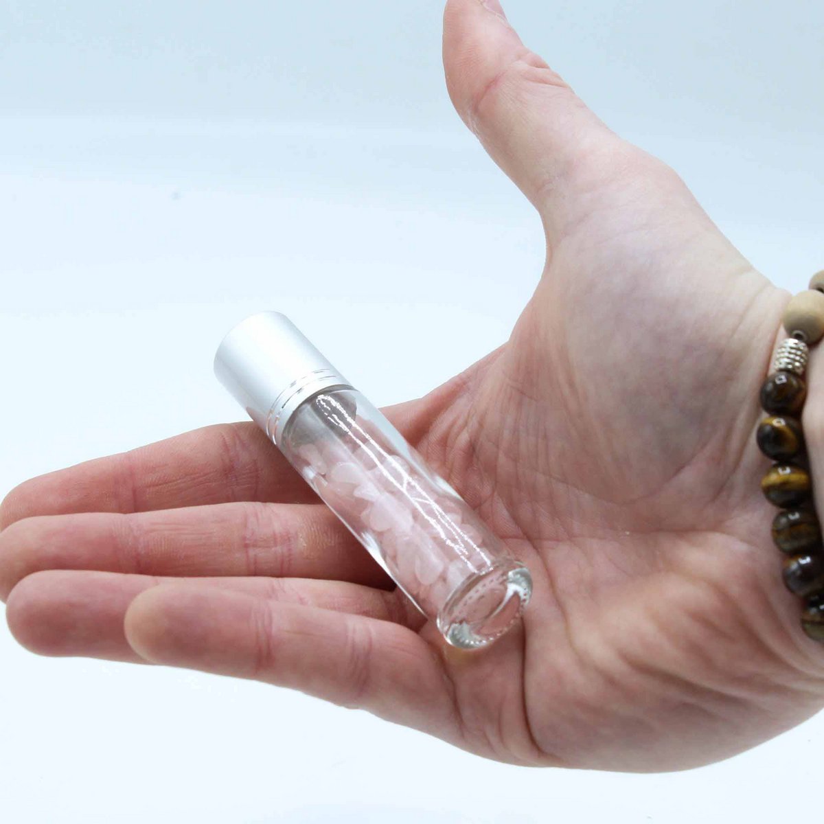 Edelsteen Etherische Olie Roller Fles - Rozenkwarts